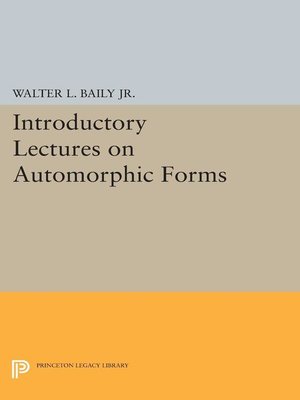 cover image of Introductory Lectures on Automorphic Forms